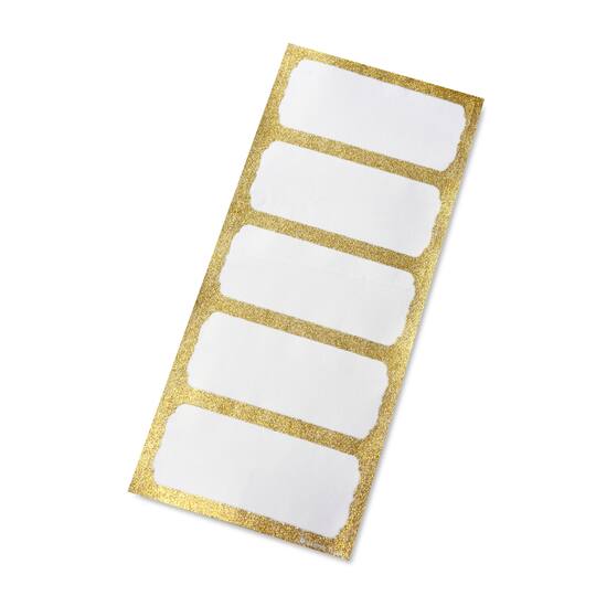Gartner Studios® Gold Glitter Border Adhesive Address Labels
